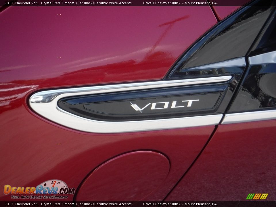 2013 Chevrolet Volt Crystal Red Tintcoat / Jet Black/Ceramic White Accents Photo #4