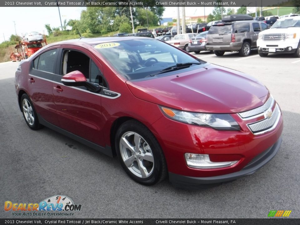 2013 Chevrolet Volt Crystal Red Tintcoat / Jet Black/Ceramic White Accents Photo #6