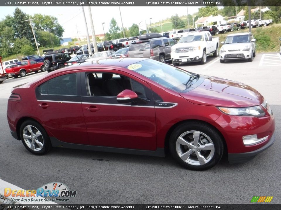 2013 Chevrolet Volt Crystal Red Tintcoat / Jet Black/Ceramic White Accents Photo #7