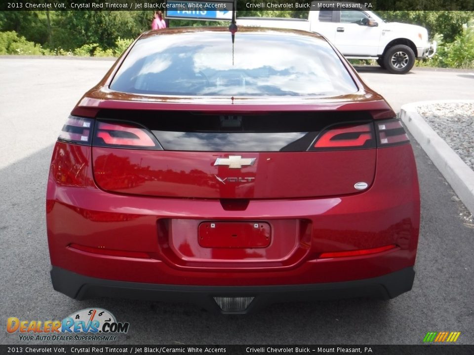 2013 Chevrolet Volt Crystal Red Tintcoat / Jet Black/Ceramic White Accents Photo #9