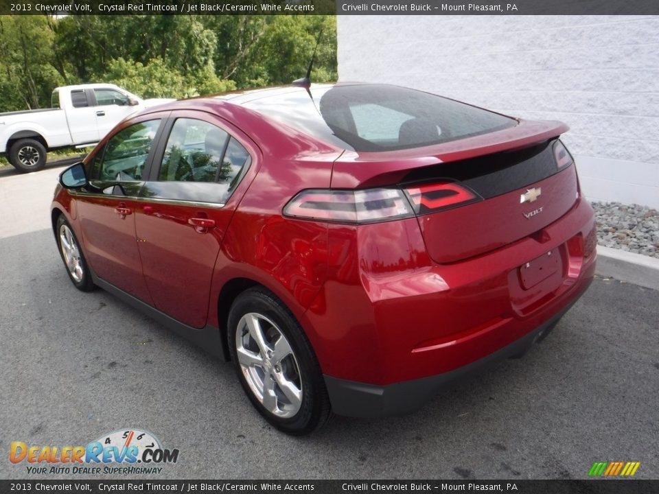 2013 Chevrolet Volt Crystal Red Tintcoat / Jet Black/Ceramic White Accents Photo #10