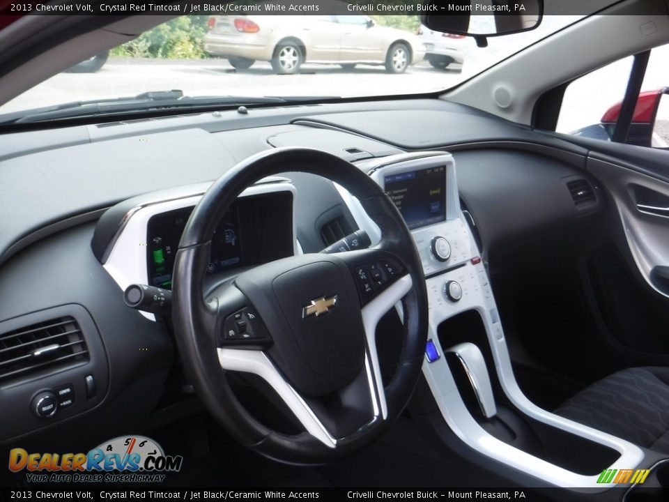 2013 Chevrolet Volt Crystal Red Tintcoat / Jet Black/Ceramic White Accents Photo #13