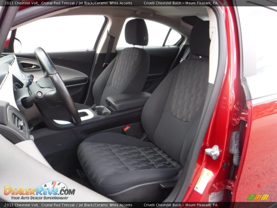 2013 Chevrolet Volt Crystal Red Tintcoat / Jet Black/Ceramic White Accents Photo #14