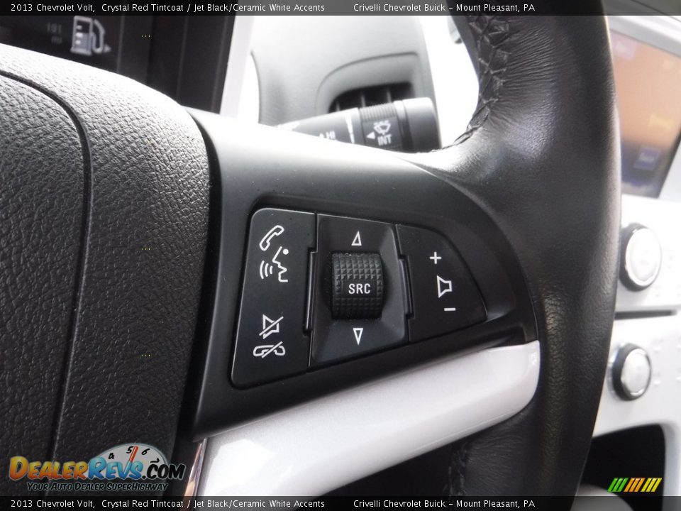 2013 Chevrolet Volt Crystal Red Tintcoat / Jet Black/Ceramic White Accents Photo #22