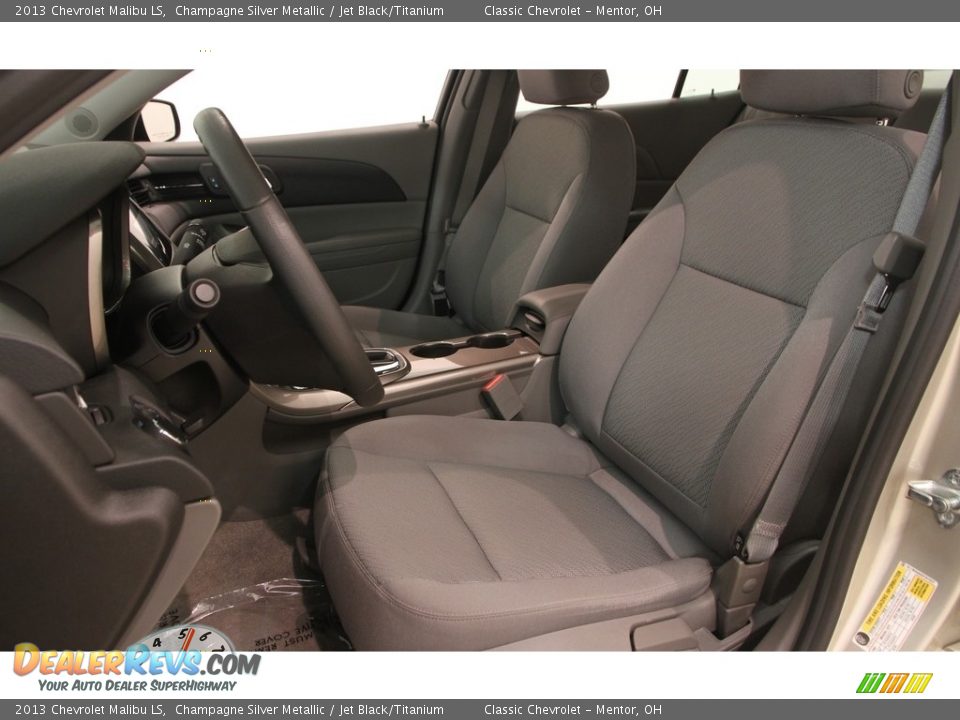 2013 Chevrolet Malibu LS Champagne Silver Metallic / Jet Black/Titanium Photo #5