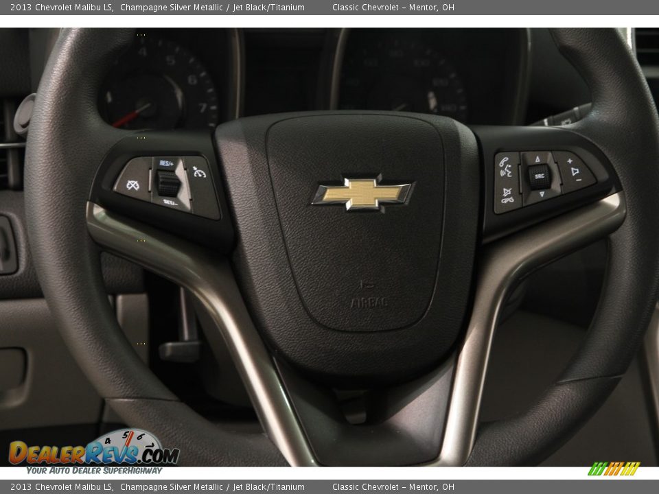 2013 Chevrolet Malibu LS Champagne Silver Metallic / Jet Black/Titanium Photo #7