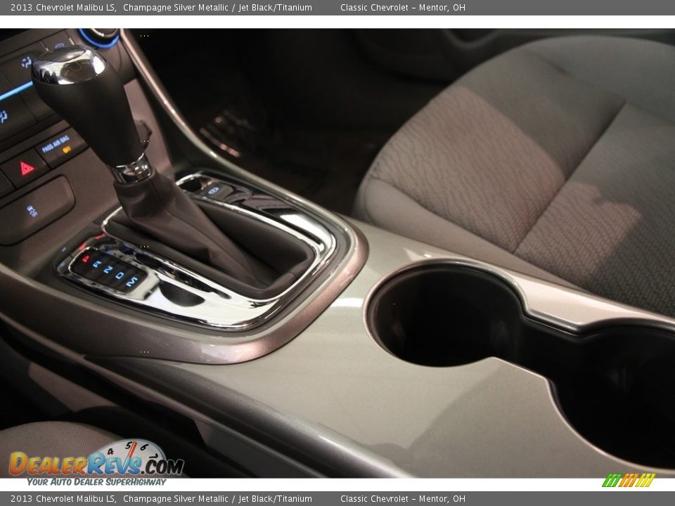 2013 Chevrolet Malibu LS Champagne Silver Metallic / Jet Black/Titanium Photo #12