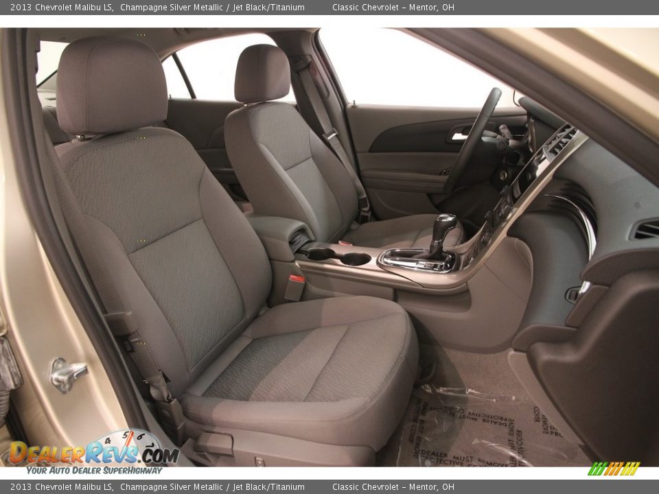 2013 Chevrolet Malibu LS Champagne Silver Metallic / Jet Black/Titanium Photo #13