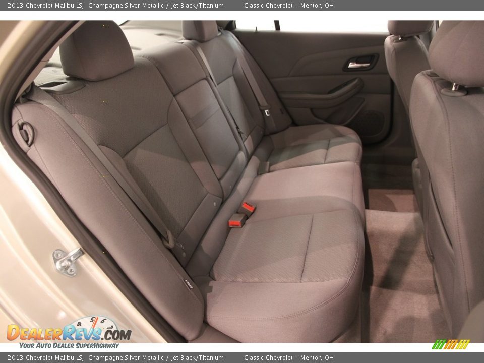2013 Chevrolet Malibu LS Champagne Silver Metallic / Jet Black/Titanium Photo #14