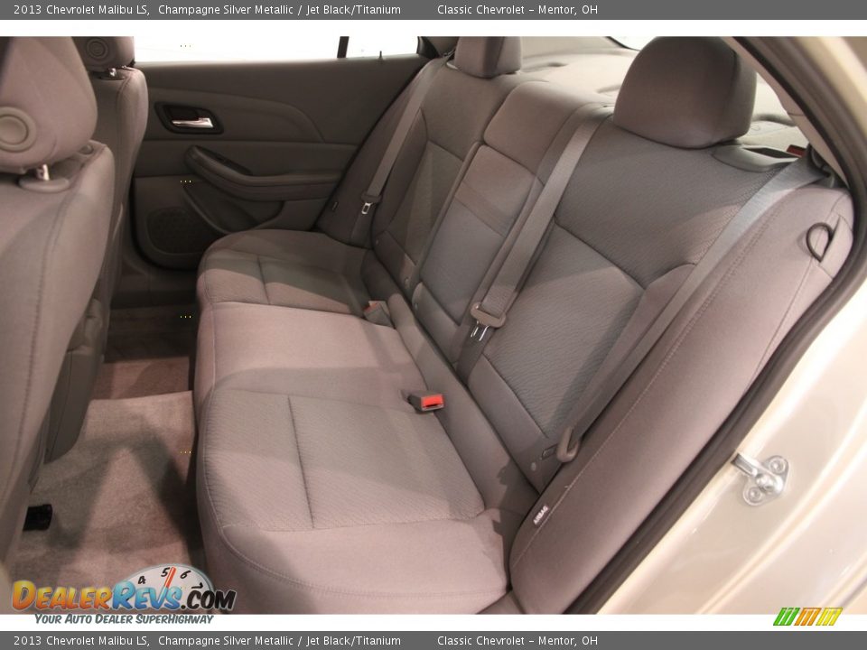 2013 Chevrolet Malibu LS Champagne Silver Metallic / Jet Black/Titanium Photo #15
