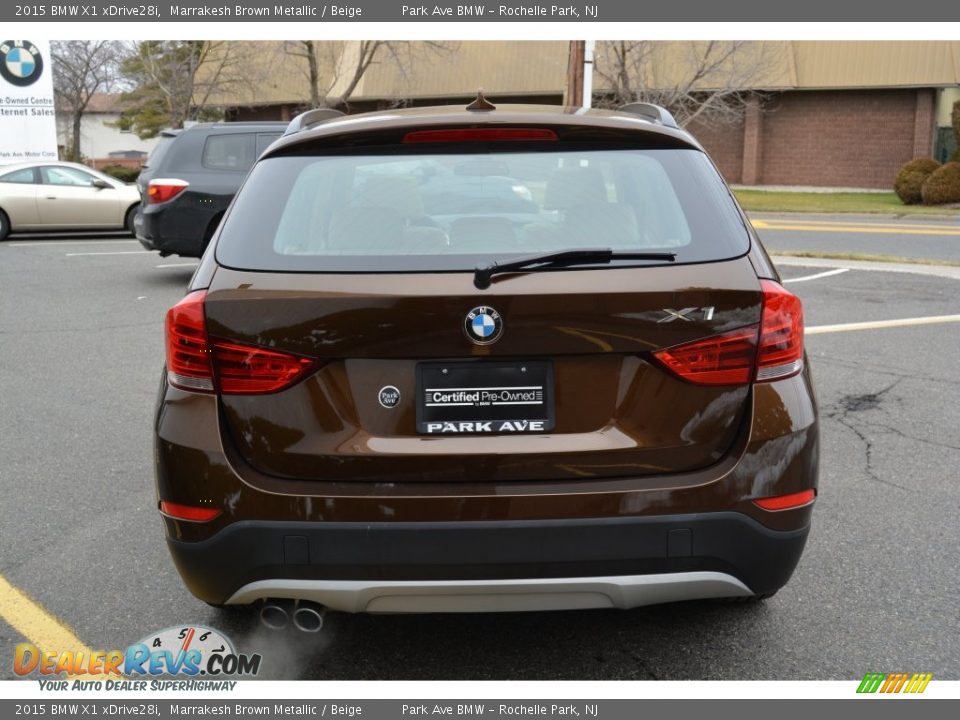 2015 BMW X1 xDrive28i Marrakesh Brown Metallic / Beige Photo #4