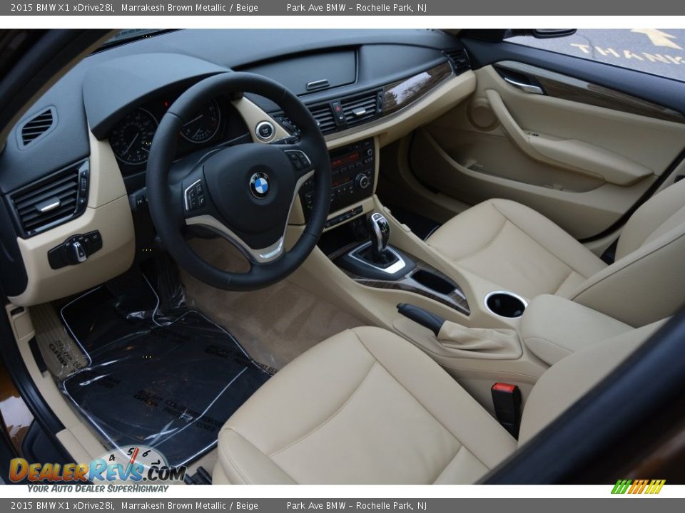 2015 BMW X1 xDrive28i Marrakesh Brown Metallic / Beige Photo #10