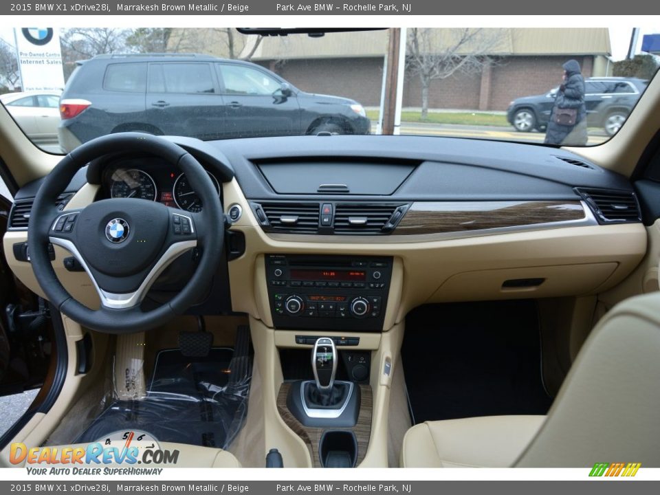 2015 BMW X1 xDrive28i Marrakesh Brown Metallic / Beige Photo #15