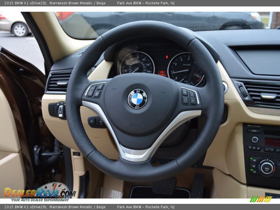 2015 BMW X1 xDrive28i Marrakesh Brown Metallic / Beige Photo #18