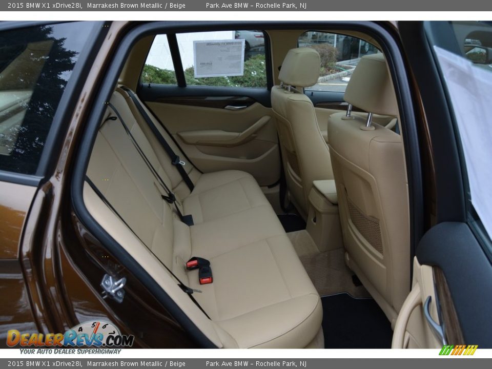 2015 BMW X1 xDrive28i Marrakesh Brown Metallic / Beige Photo #25