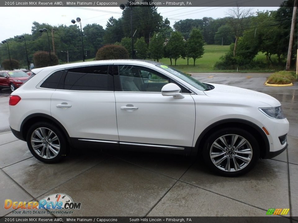 2016 Lincoln MKX Reserve AWD White Platinum / Cappuccino Photo #7