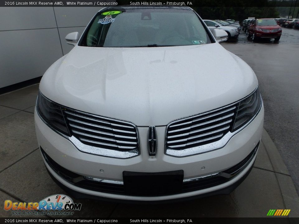 2016 Lincoln MKX Reserve AWD White Platinum / Cappuccino Photo #9