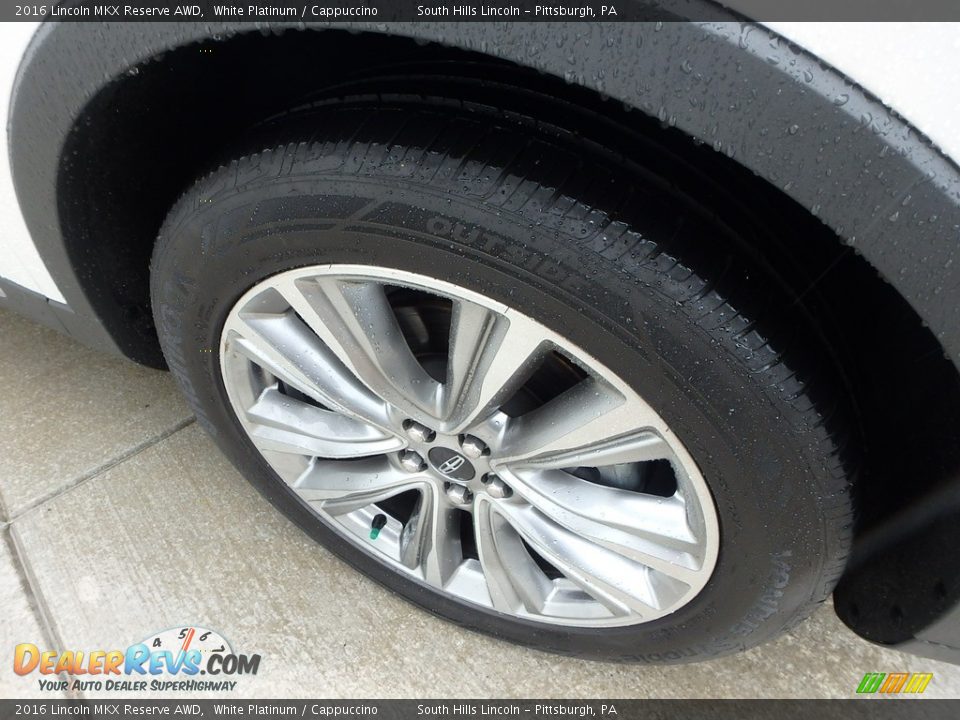 2016 Lincoln MKX Reserve AWD White Platinum / Cappuccino Photo #10