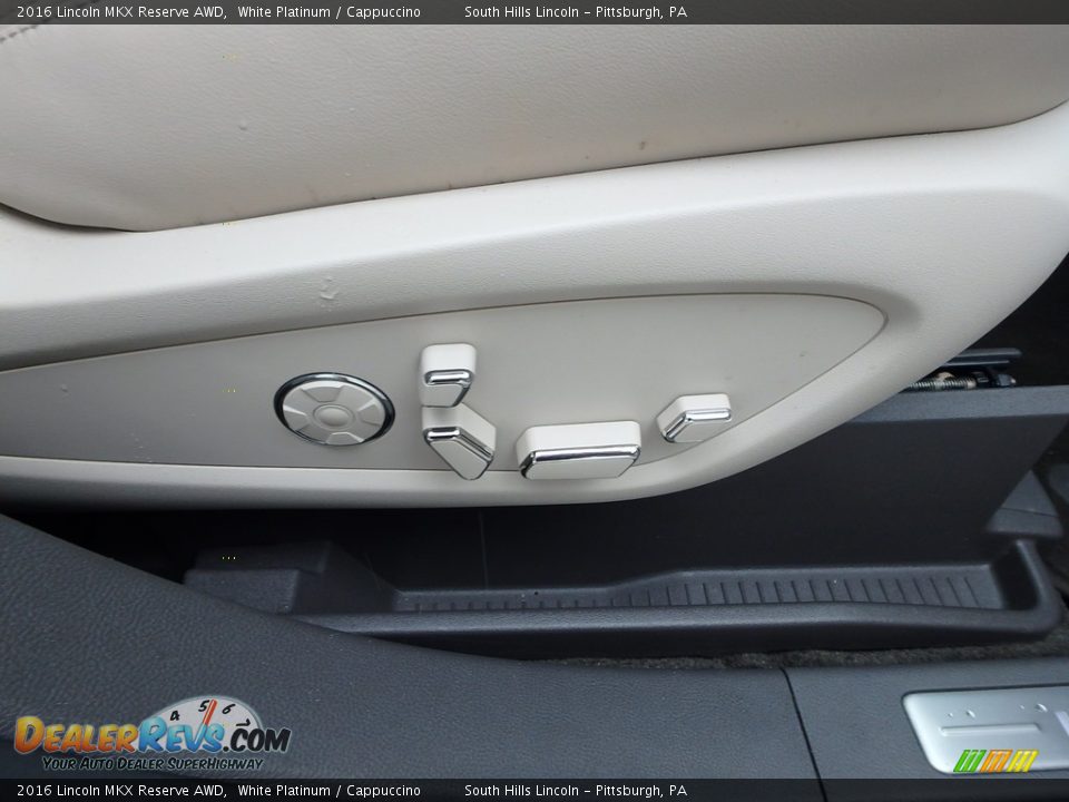 2016 Lincoln MKX Reserve AWD White Platinum / Cappuccino Photo #14