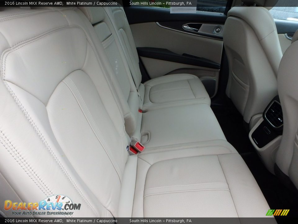 Rear Seat of 2016 Lincoln MKX Reserve AWD Photo #15
