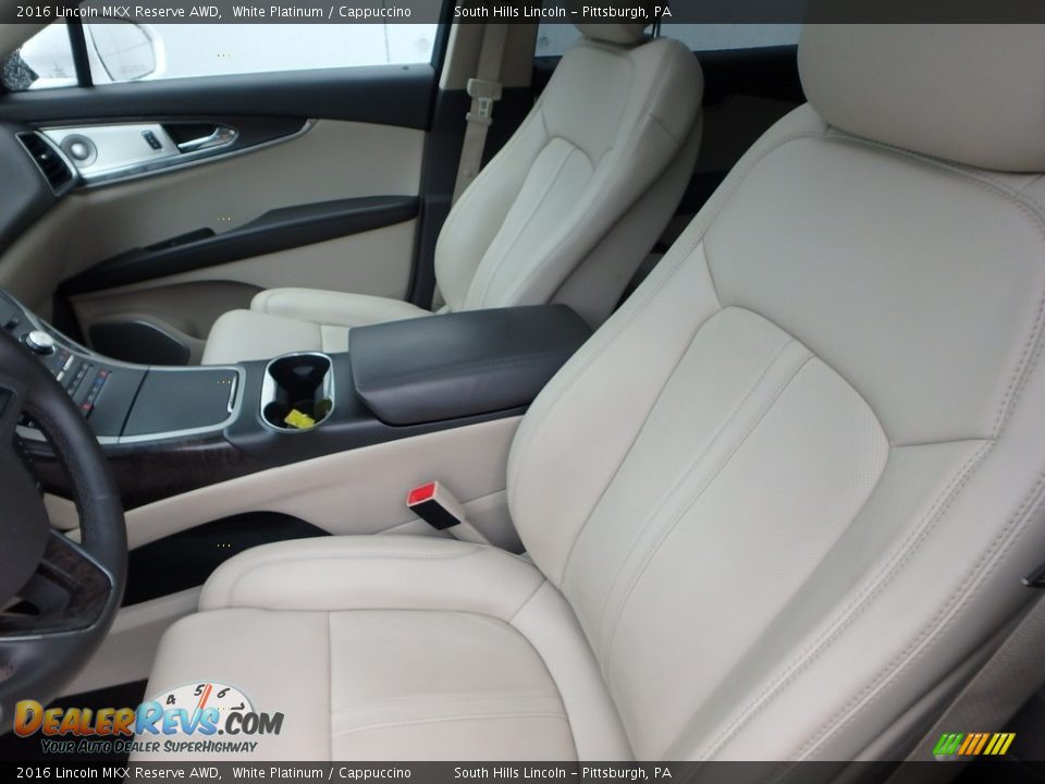 2016 Lincoln MKX Reserve AWD White Platinum / Cappuccino Photo #16