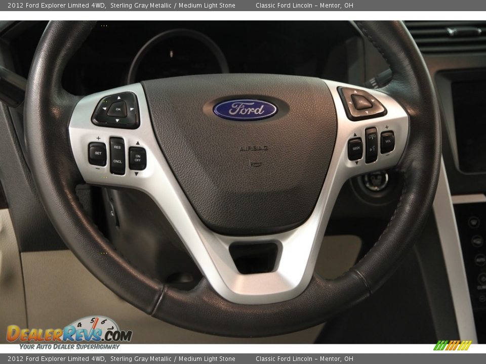 2012 Ford Explorer Limited 4WD Sterling Gray Metallic / Medium Light Stone Photo #6