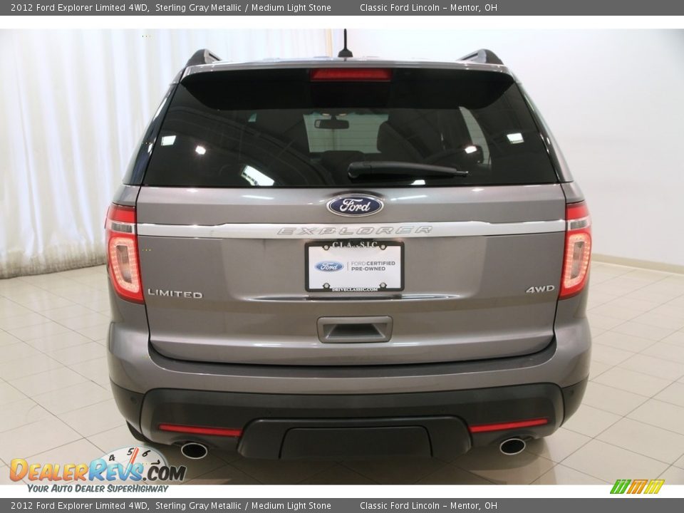 2012 Ford Explorer Limited 4WD Sterling Gray Metallic / Medium Light Stone Photo #17