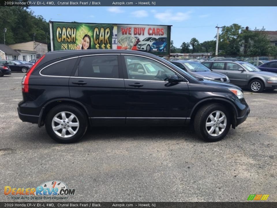 2009 Honda CR-V EX-L 4WD Crystal Black Pearl / Black Photo #2