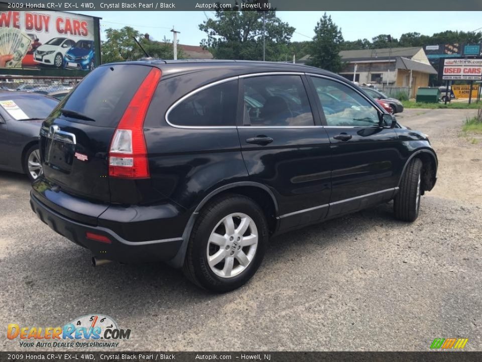 2009 Honda CR-V EX-L 4WD Crystal Black Pearl / Black Photo #3