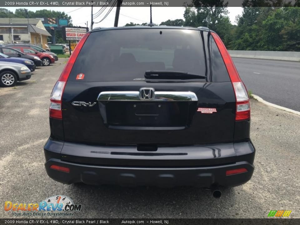 2009 Honda CR-V EX-L 4WD Crystal Black Pearl / Black Photo #4