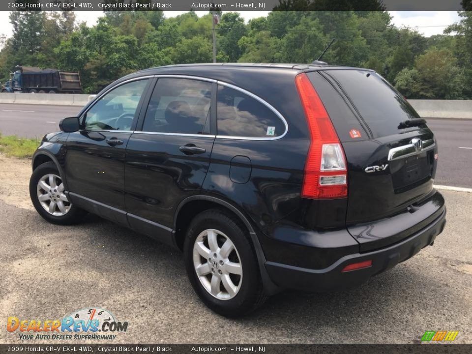2009 Honda CR-V EX-L 4WD Crystal Black Pearl / Black Photo #5