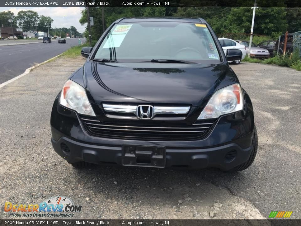2009 Honda CR-V EX-L 4WD Crystal Black Pearl / Black Photo #8
