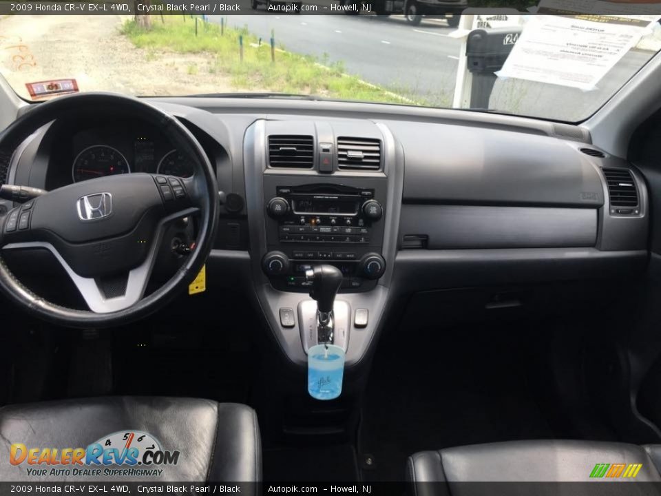 2009 Honda CR-V EX-L 4WD Crystal Black Pearl / Black Photo #10