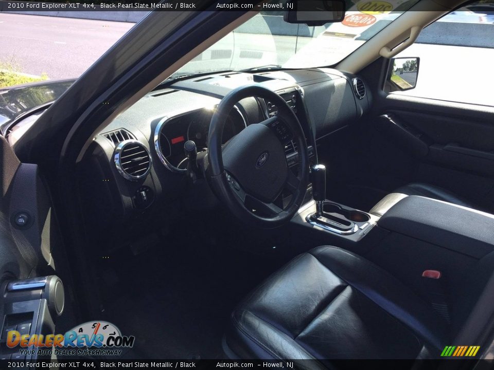 2010 Ford Explorer XLT 4x4 Black Pearl Slate Metallic / Black Photo #13