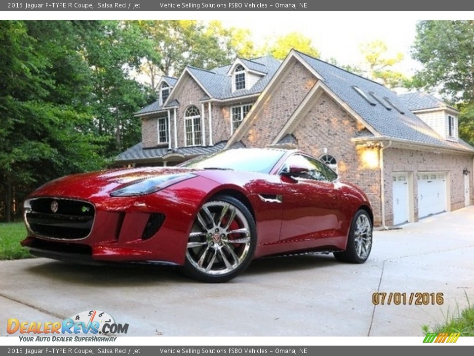 2015 Jaguar F-TYPE R Coupe Salsa Red / Jet Photo #1