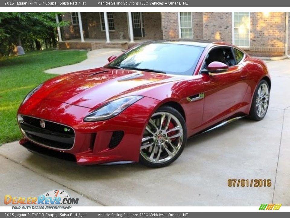 2015 Jaguar F-TYPE R Coupe Salsa Red / Jet Photo #3