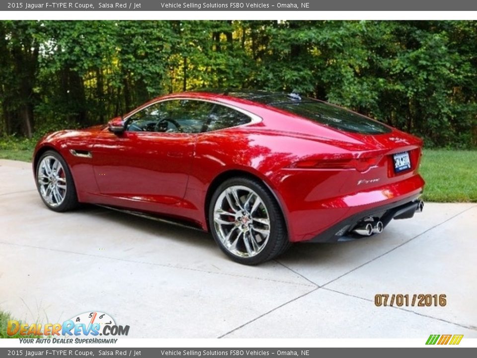 2015 Jaguar F-TYPE R Coupe Salsa Red / Jet Photo #4