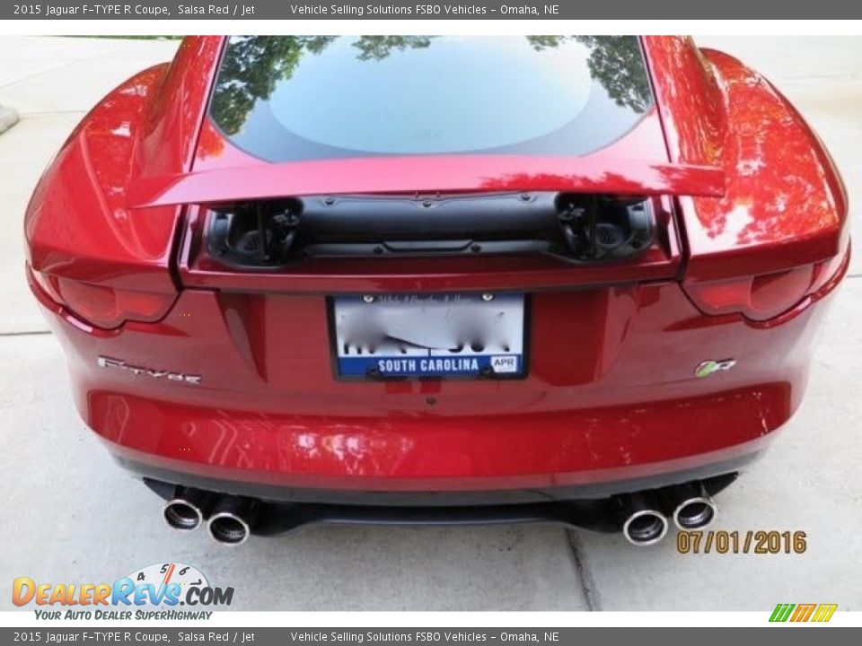 2015 Jaguar F-TYPE R Coupe Salsa Red / Jet Photo #5