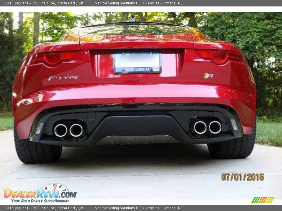 2015 Jaguar F-TYPE R Coupe Salsa Red / Jet Photo #6