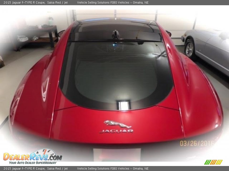 2015 Jaguar F-TYPE R Coupe Salsa Red / Jet Photo #14