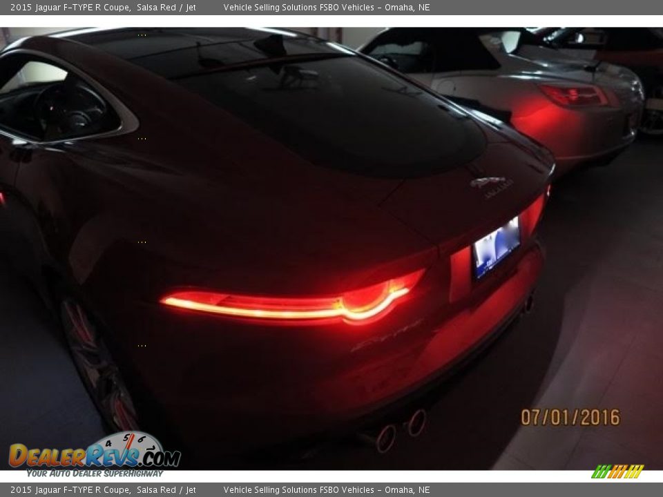 2015 Jaguar F-TYPE R Coupe Salsa Red / Jet Photo #16