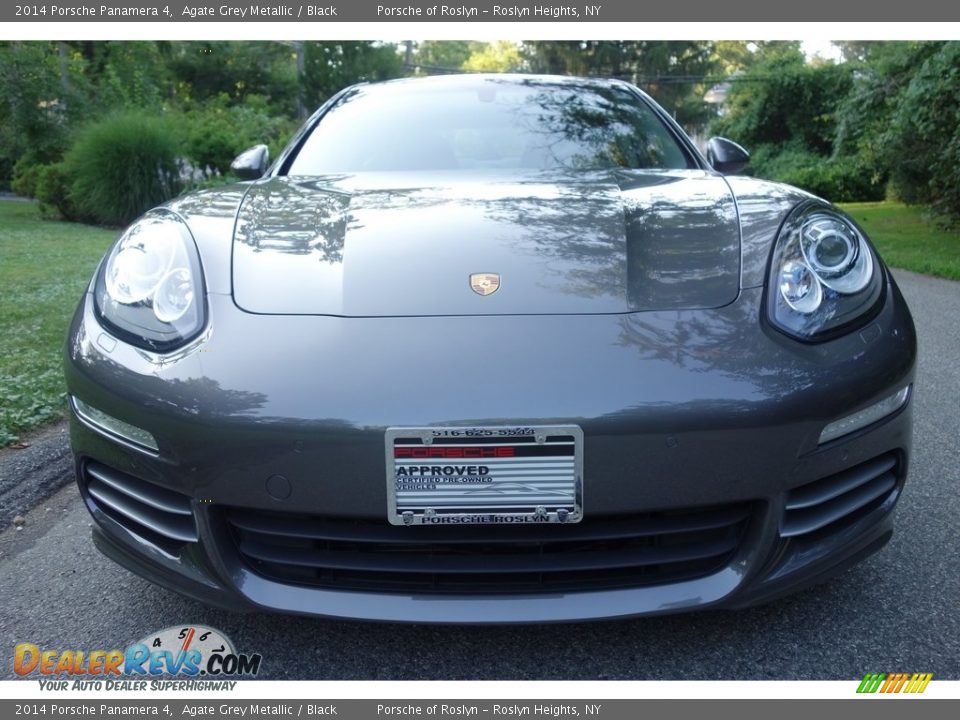 2014 Porsche Panamera 4 Agate Grey Metallic / Black Photo #2