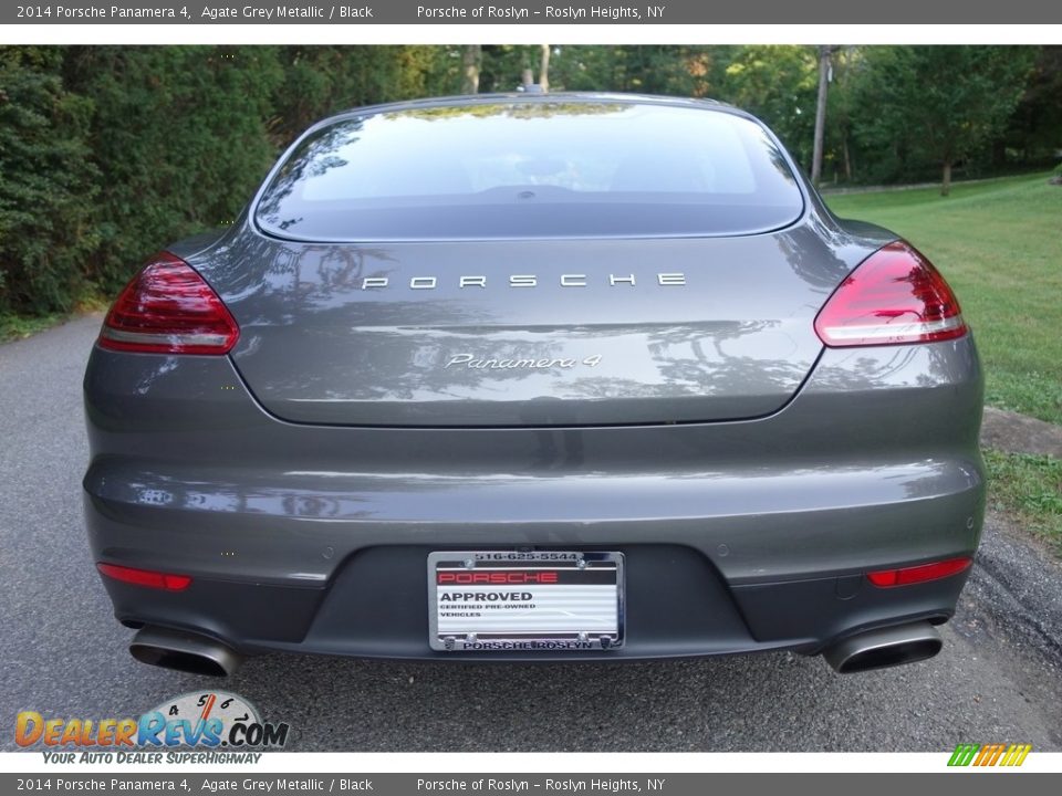 2014 Porsche Panamera 4 Agate Grey Metallic / Black Photo #5