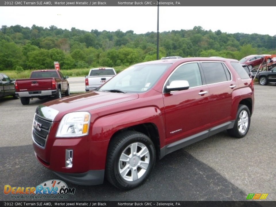 2012 GMC Terrain SLE AWD Merlot Jewel Metallic / Jet Black Photo #1