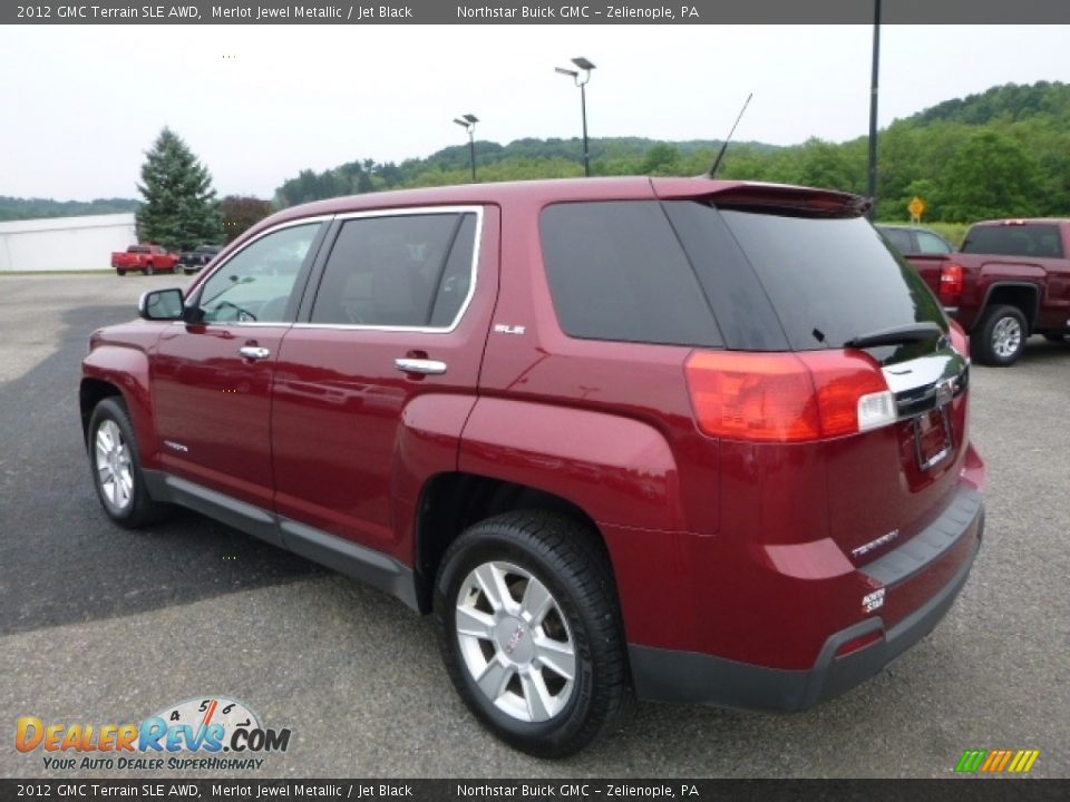 2012 GMC Terrain SLE AWD Merlot Jewel Metallic / Jet Black Photo #4