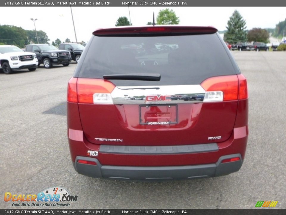 2012 GMC Terrain SLE AWD Merlot Jewel Metallic / Jet Black Photo #5