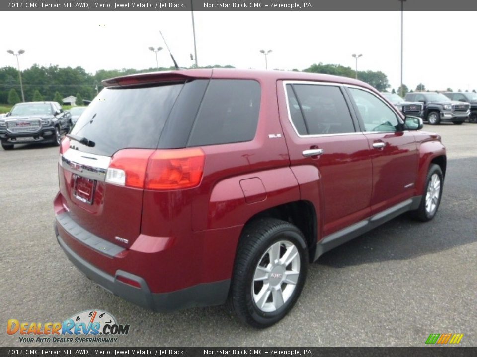 2012 GMC Terrain SLE AWD Merlot Jewel Metallic / Jet Black Photo #6