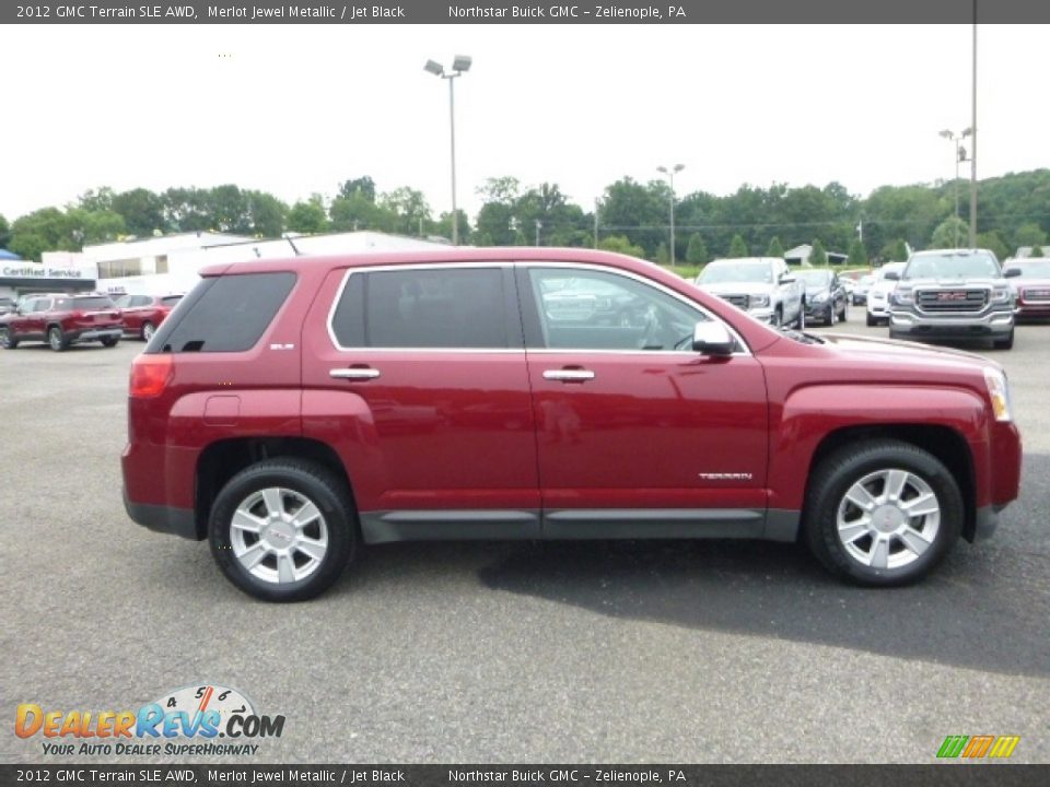 2012 GMC Terrain SLE AWD Merlot Jewel Metallic / Jet Black Photo #7