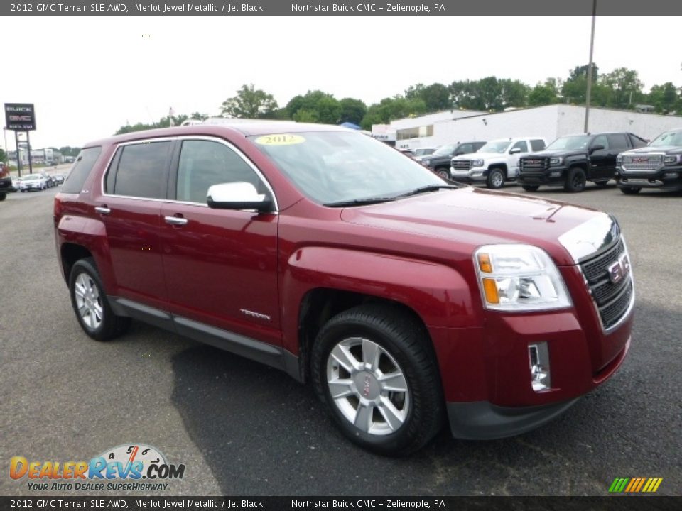 2012 GMC Terrain SLE AWD Merlot Jewel Metallic / Jet Black Photo #8