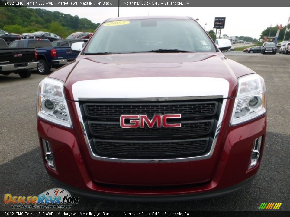 2012 GMC Terrain SLE AWD Merlot Jewel Metallic / Jet Black Photo #10